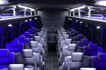 Hamden Charter Bus Interior